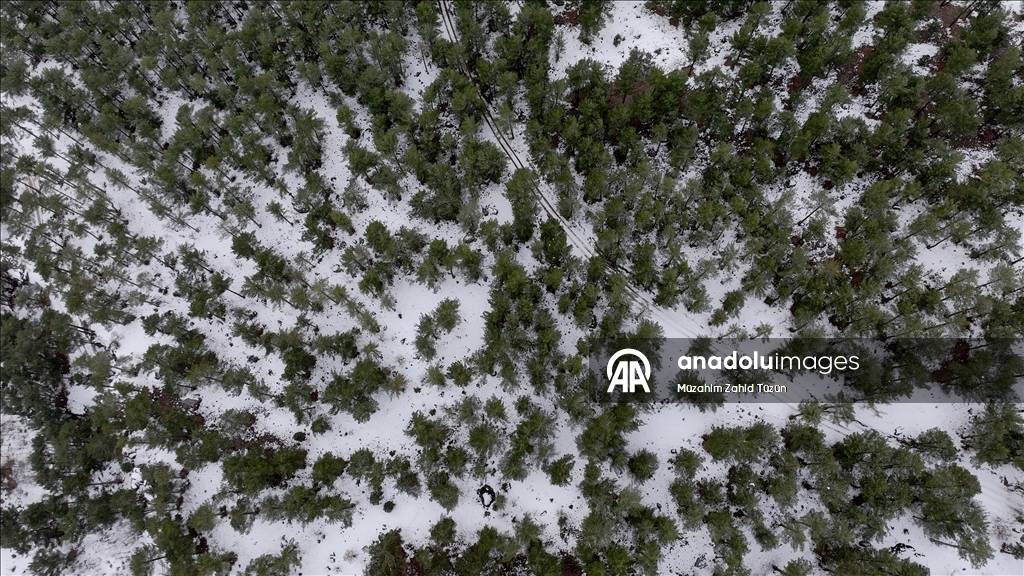 Aladağlar'da oluşan kar güzelliği... 9